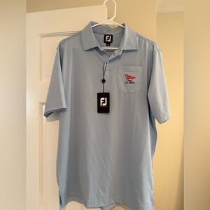 FootJoy Light Blue U.S. Open Chest Pocket Golf Polo